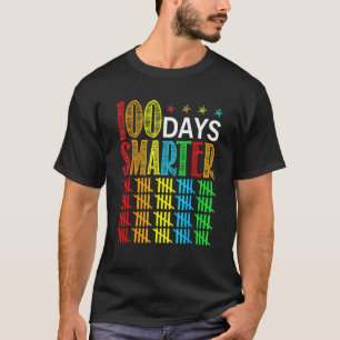100 Tage intelligenter Frohes 100. Schultag Schüle T-Shirt