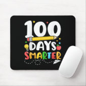 100 Tage intelligenter glücklicher 100. Schullehre Mousepad (Mit Mouse)