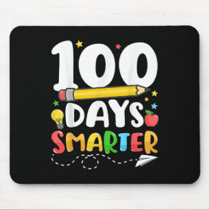 100 Tage intelligenter glücklicher 100. Schullehre Mousepad