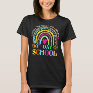 100 Tage intelligenter Glücklicher 100. Schultag R T-Shirt