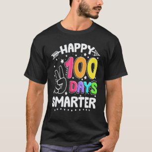 100 Tage intelligenter Glücklicher 100. Schultag S T-Shirt