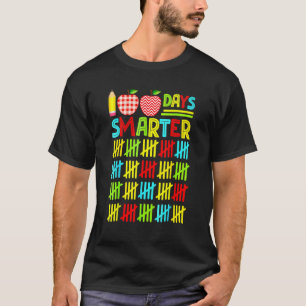 100 Tage intelligenter Glücklicher 100. Schultag S T-Shirt