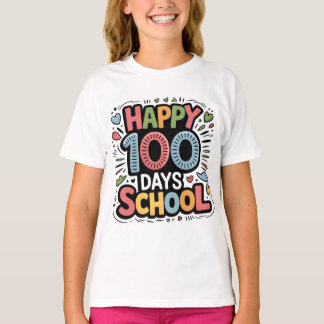 100 Tage intelligenter – Glückliches 100. Schultag T-Shirt