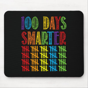 100 Tage intelligenter Kindergartenlehrer 100. Mousepad