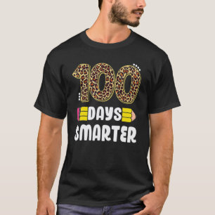 100 Tage intelligenter Lehrer oder Schüler 100. Ta T-Shirt