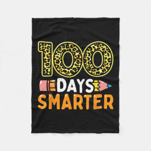 100 Tage intelligenter Lehrer oder Student 100. Ta Fleecedecke