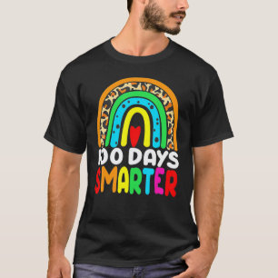 100 Tage intelligenter Regenbogen 100. Schultag un T-Shirt