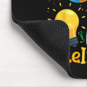 100 Tage intelligenter Spanischlehrer 100. Tag Mousepad (Ecke)