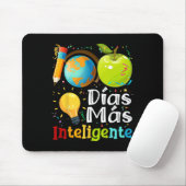 100 Tage intelligenter Spanischlehrer 100. Tag Mousepad (Mit Mouse)