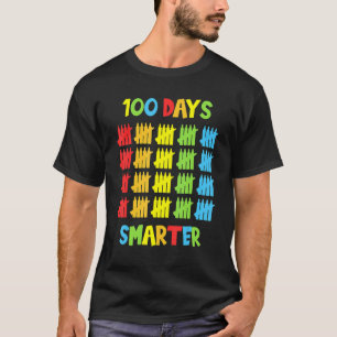 100 Tage intelligentere Lehrer Kinder Kinder 100. T-Shirt