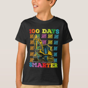 100 Tage intelligenterer Bagger 100. Schultag T-Shirt
