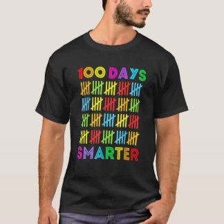 100 Tage intelligenterer glücklicher 100. Schultag T-Shirt