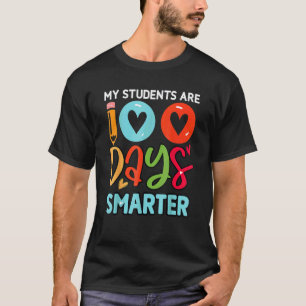 100 Tage intelligenterer Kindergartenlehrer 100 Ta T-Shirt