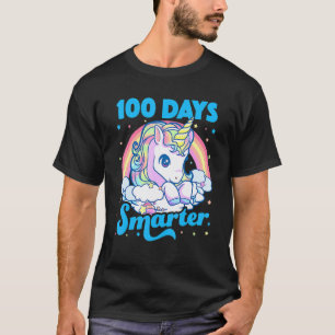 100 Tage intelligenteres Einhorn-Mädchen-Lehrer 10 T-Shirt
