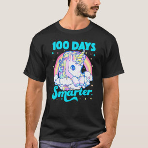 100 Tage intelligenteres Einhorn-Mädchen-Lehrer 10 T-Shirt