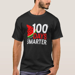 100 Tage intelligenteres Kind Lehrer Wassermelone T-Shirt
