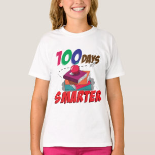 100 Tage intelligentes Shirt 100 Schultage pro J