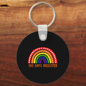 100 Tage Jubiläumslehrer 100. Schultag Schlüsselanhänger (Vorderseite)