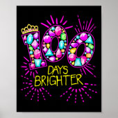 100 Tage Jüngere Lehrermädchen 100 Tage Schule Poster (Vorne)
