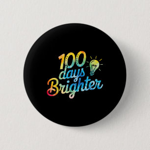 100 Tage Jüngster Lehrer Kinder 100 Tage Button