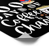 100 Tage Kaffee & Chaos Poster (Ecke)