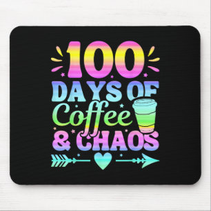 100 Tage Kaffee und Chaos 100. Schultag Mousepad
