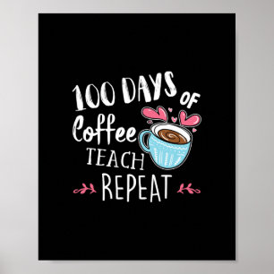 100 Tage Kaffeeunterricht wiederholen - 00. Tag - Poster