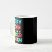 100 Tage Kindergarten 100. Schultag Kaffeetasse (Vorderseite Links)