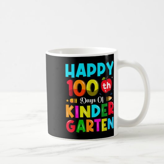 100 Tage Kindergarten 100. Schultag Kaffeetasse (Rechts)