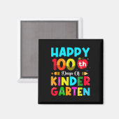 100 Tage Kindergarten 100. Schultag Magnet (Vorderseite/Rückseite)