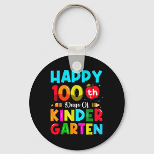 100 Tage Kindergarten 100. Schultag Schlüsselanhänger
