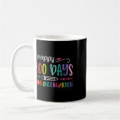 100 Tage Kindergarten 100 Tage Schule Kaffeetasse (Links)