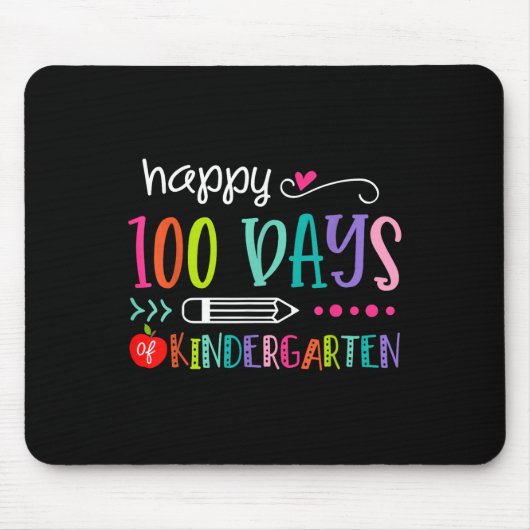 100 Tage Kindergarten 100 Tage Schule Mousepad (Vorne)