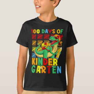 100 Tage Kindergarten Dinosaurier 100. Tag T-Shirt