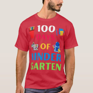 100 Tage Kindergarten Feier Kindergeschenk 1 T-Shirt