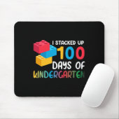 100 Tage Kindergarten-Gebäude-Block Mousepad (Mit Mouse)