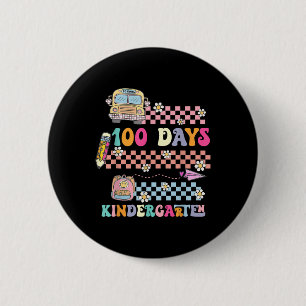 100 Tage Kindergarten glücklich 100. Tag Button