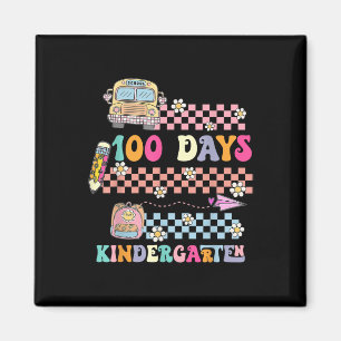 100 Tage Kindergarten glücklich 100. Tag Magnet