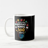 100 Tage Kindergarten lehren Kaffeetasse (Links)