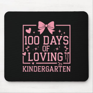 100 Tage Kindergarten Mädchen 100. Tag der Schule Mousepad
