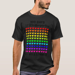 100 Tage Kindergarten noch immer lieben es Herz 10 T-Shirt