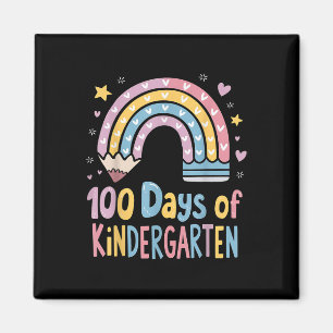 100 Tage Kindergarten Shirt Girls 100 Tage Magnet