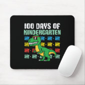 100 Tage Kindergarten trex Dinosaurier 100 Tage Mousepad (Mit Mouse)