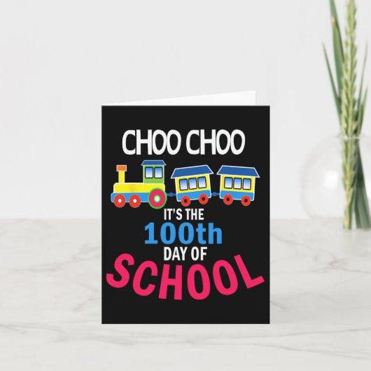100 Tage Kindergartenlehrer Karte (Vorderseite)