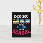 100 Tage Kindergartenlehrer Karte (Gelbe Blume)