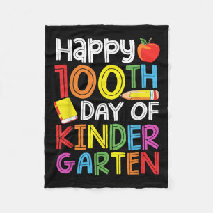 100 Tage Kindergartenlehrer Kinder 100 Tage Fleecedecke