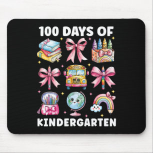 100 Tage Kindergartenlehrer Kinder Coquette Bow Mousepad
