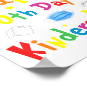 100 Tage Kindergartenlehrer Poster (Ecke)