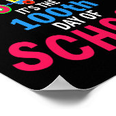 100 Tage Kindergartenlehrer Poster (Ecke)