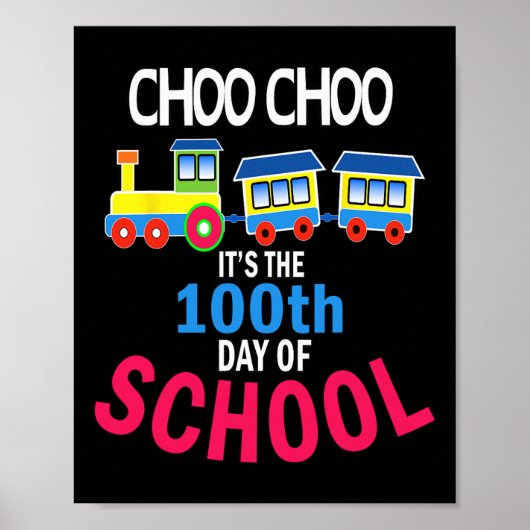 100 Tage Kindergartenlehrer Poster (Vorne)